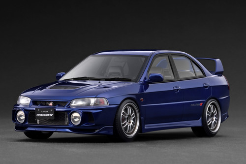 1/18 Ignition Model Mitsubishi Lancer Evo Evolution IV (CN9A) (Dark Blue) Car Model 1/18 Ignition Model Mitsubishi Lancer Evo Evolution IV (CN9A) (Dark Blue) Car Model