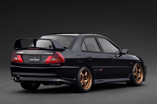 1/18 Ignition Model Mitsubishi Lancer Evo Evolution IV (CN9A) (Black) Car Model 1/18 Ignition Model Mitsubishi Lancer Evo Evolution IV (CN9A) (Black) Car Model