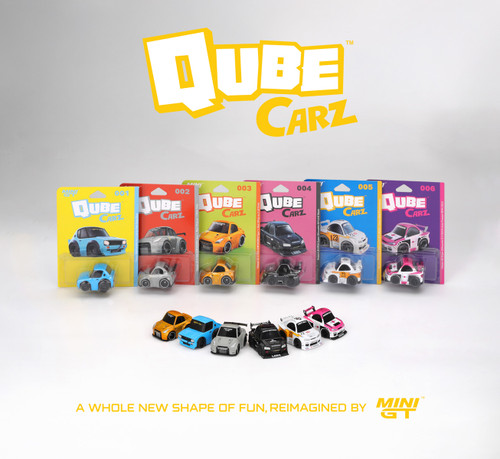Mini GT QubeCarz Nissan LB 6-Car Set Mini GT QubeCarz Nissan LB 6-Car Set