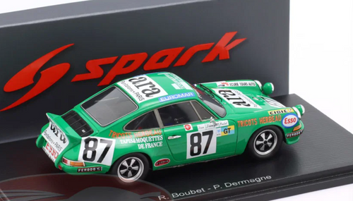 1/43 Spark Porsche Carrera 2.8 RSR No.87 20th Le Mans 24H 1975  R. Boubet - P.  Dermagne Car Model