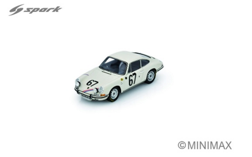 1/43 Spark Porsche 911S No.67 Le Mans 24H 1967 P. Boutin - P. Sanson Car Model