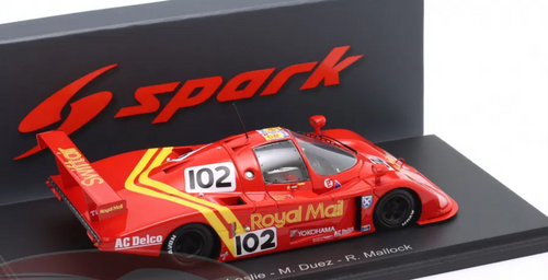 1/43 Spark Ecosse C 286 No.102 8th Le Mans 24H 1987 D. Leslie - R. Mallock - M. Duez Car Model
