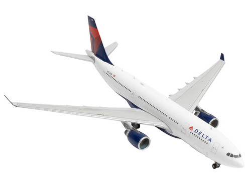 Airbus A330-200 Commercial Aircraft "Delta Air Lines" (N852NW) White with Red and Blue Tail 1/400 Diecast Model Airplane by GeminiJets Airbus A330-200 Commercial Aircraft "Delta Air Lines" (N852NW) White with Red and Blue Tail 1/400 Diecast Model Airplane by GeminiJets