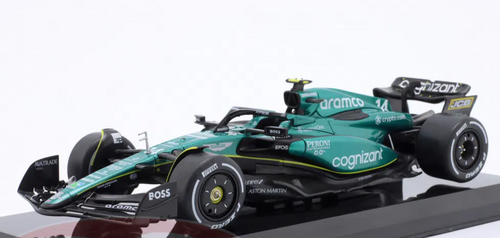 1/24 Premium Collectibles 2023 Formula 1 Fernando Alonso Aston Martin AMR23 #14 Car Model 1/24 Premium Collectibles 2023 Formula 1 Fernando Alonso Aston Martin AMR23 #14 Car Model