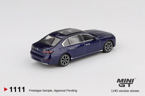 1/64 Mini GT BMW i7 xDrive60 (Tanzanite Blue Metallic) Diecast Car Model 1/64 Mini GT BMW i7 xDrive60 (Tanzanite Blue Metallic) Diecast Car Model