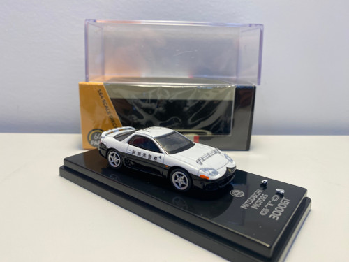 DAMAGED AS-IS 1/64 Paragon Mitsubishi GTO RHD (Right Hand Drive) Japanese Police White & Black Diecast Car Model DAMAGED AS-IS 1/64 Paragon Mitsubishi GTO RHD (Right Hand Drive) Japanese Police White & Black Diecast Car Model