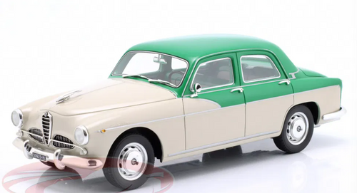 1/18 Cult Scale Models 1958 Alfa Romeo 1900 Super Berlina (Green & White) Car Model 1/18 Cult Scale Models 1958 Alfa Romeo 1900 Super Berlina (Green & White) Car Model
