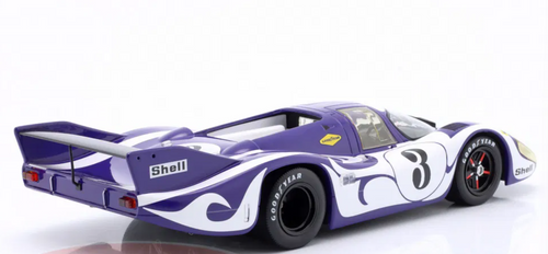 1/18 Werk83 1970 Porsche 917 Long Tail #3 Hippie Practice Version 24h LeMans Martini International Racing Gerard Larrousse, Willi Kauhsen Diecast Car Model 1/18 Werk83 1970 Porsche 917 Long Tail #3 Hippie Practice Version 24h LeMans Martini International Racing Gerard Larrousse, Willi Kauhsen Diecast Car Model
