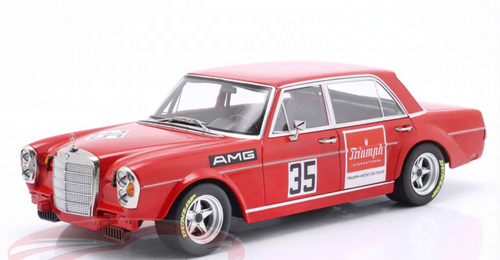 1/18 Werk83 1971 Mercedes-Benz AMG 300 SEL #35 Hockenheim AMG Mercedes-Benz Helmut Kelleners Diecast Car Model 1/18 Werk83 1971 Mercedes-Benz AMG 300 SEL #35 Hockenheim AMG Mercedes-Benz Helmut Kelleners Diecast Car Model