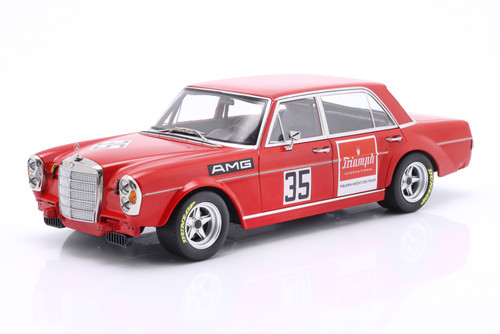 1/18 Minichamps 1971 Mercedes-Benz 300 SEL 6.8 AMG (Silver) #12