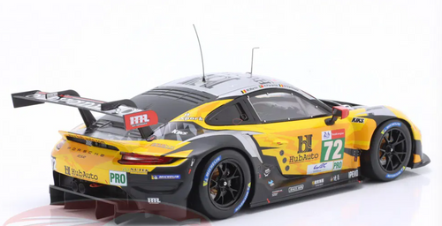 1/18 Ixo 2021 Porsche 911 RSR #72 24h LeMans HubAuto Racing Maxime Martin, Álvaro Parente, Dries Vanthoor Diecast Car Model 1/18 Ixo 2021 Porsche 911 RSR #72 24h LeMans HubAuto Racing Maxime Martin, Álvaro Parente, Dries Vanthoor Diecast Car Model