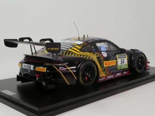 1/18 Spark Porsche 911 GT3 R (992) No.54 Dinamic GT 3rd 24H Nürburgring 2025 B. Bastian - M. Cairoli - L. Hartog - J. Sturm Car Model