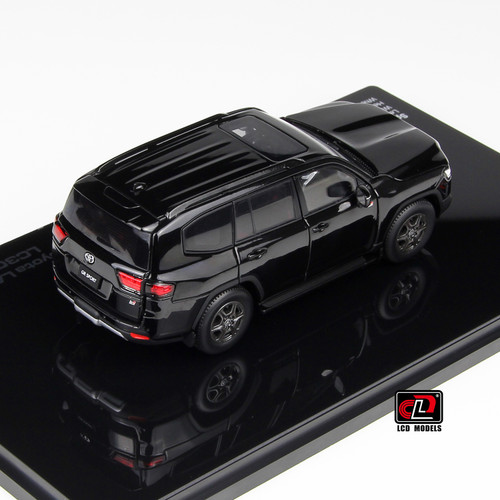 ユウ 1/43 LCD Toyota Land Cruiser LC300-GR Sport (Black) Full Open