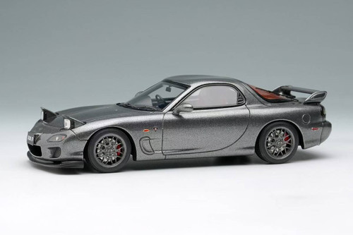 1/43 Makeup 2002 Mazda RX7 RX-7 (FD3S) Spirit R Type A with Head Lamp Open (Titanium Grey Metallic) Car Model 1/43 Makeup 2002 Mazda RX7 RX-7 (FD3S) Spirit R Type A with Head Lamp Open (Titanium Grey Metallic) Car Model
