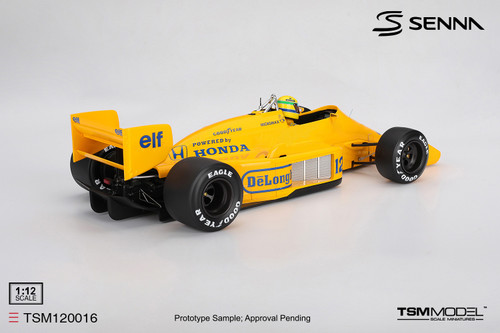 1/12 TSM 1987 Formula 1 Lotus 99T #12 Ayrton Senna 1987 Monaco Grand Prix Winner Car Model 1/12 TSM 1987 Formula 1 Lotus 99T #12 Ayrton Senna 1987 Monaco Grand Prix Winner Car Model