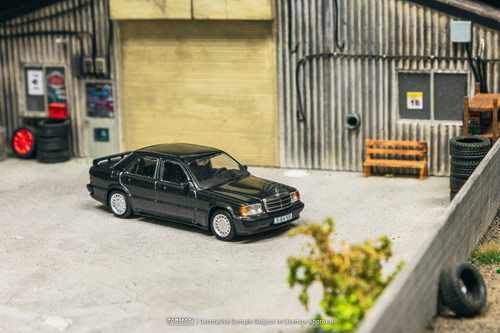 1/64 Tarmac Works Mercedes-Benz 190 E 2.3-16 (Blue-Black metallic) Diecast Car Model 1/64 Tarmac Works Mercedes-Benz 190 E 2.3-16 (Blue-Black metallic) Diecast Car Model