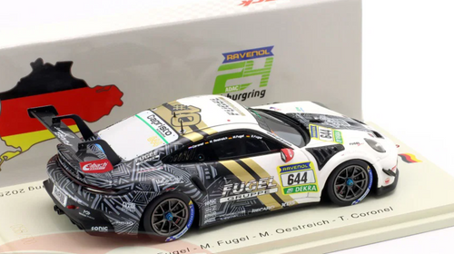 1/43 Spark Porsche 911 GT3 Cup (992) No.644 Max Kruse Racing 24H Nürburgring 2025 D. Fugel - M. Fugel - M. Oestreich - T. Coronel Car Model