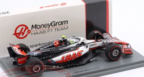 1/43 Spark Haas VF-25 No.87 MoneyGram Haas F1 Team Canadian GP 2025 - 200th GP Oliver Bearman Car Model