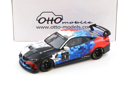 1/18 OTTO 2024 BMW M4 GT4 #1 (White) Car Model