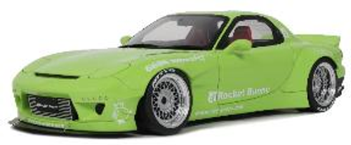 1/18 OTTO 2015 Mazda RX-7 RX7 (FD3S) Rocket Bunny Aero (V1) (Pearl Green) Car Model