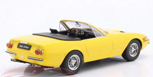 1/18 KK-Scale 1969 Ferrari 365 GTS/4 Daytona Cabrio 1st Series (Yellow) Diecast Car Model 1/18 KK-Scale 1969 Ferrari 365 GTS/4 Daytona Cabrio 1st Series (Yellow) Diecast Car Model
