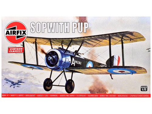 Level 1 Model Kit Sopwith Pup Fighter Aircraft 1/72 Plastic Model Kit by Airfix Level 1 Model Kit Sopwith Pup Fighter Aircraft 1/72 Plastic Model Kit by Airfix