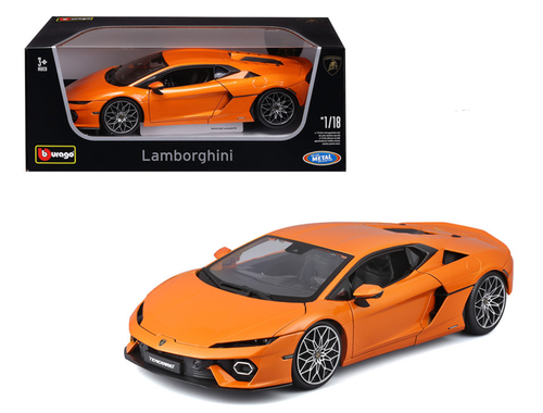 1/18 BBurago Lamborghini Temerario (Orange) Diecast Car Model 1/18 BBurago Lamborghini Temerario (Orange) Diecast Car Model