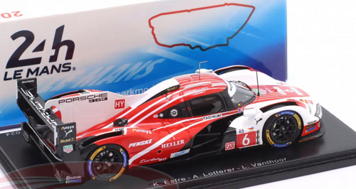 1/43 Spark 2024 Porsche 963 #6 4th 24h LeMans Porsche Penske Motorsport Kévin Estre, André Lotterer, Laurens Vanthoor Car Model 1/43 Spark 2024 Porsche 963 #6 4th 24h LeMans Porsche Penske Motorsport Kévin Estre, André Lotterer, Laurens Vanthoor Car Model