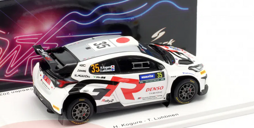1/43 Spark 2024 Toyota GR Yaris Rally2 #35 Rallye Sweden Toyota Gazoo Racing WRT NG Hikaru Kogure, Topi Luhtinen Car Model 1/43 Spark 2024 Toyota GR Yaris Rally2 #35 Rallye Sweden Toyota Gazoo Racing WRT NG Hikaru Kogure, Topi Luhtinen Car Model