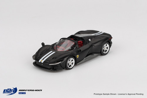 1/64 BBR Ferrari Daytona SP3 (Matte Black) Car Model 1/64 BBR Ferrari Daytona SP3 (Matte Black) Car Model