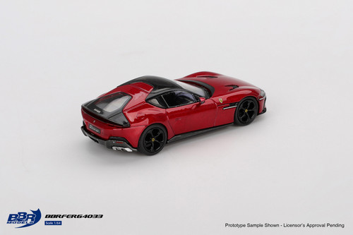 1/64 BBR Ferrari 12 Cilindri (Rosso Imola Red) Car Model