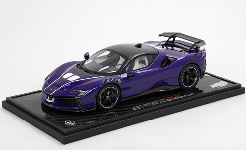 1/18 BBR Ferrari SF90 XX Stradale (Violet Purple) Car Model Limited 24 Pieces 1/18 BBR Ferrari SF90 XX Stradale (Violet Purple) Car Model Limited 24 Pieces