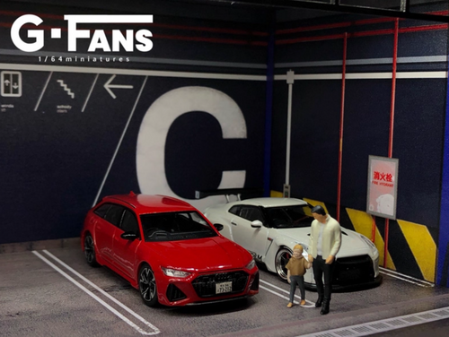 1/64 G-Fans Japan Underground Parking Garage Diorama with LED (models & figures NOT included) 1/64 G-Fans Japan Underground Parking Garage Diorama with LED (models & figures NOT included)