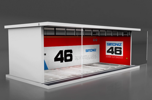 1/64 MoreArt Simoniz #46 Parking Garage Diorama 1/64 MoreArt Simoniz #46 Parking Garage Diorama