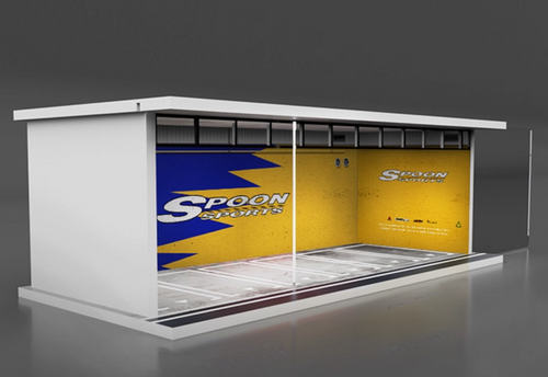 1/64 MoreArt Spoon Theme Parking Garage Diorama 1/64 MoreArt Spoon Theme Parking Garage Diorama