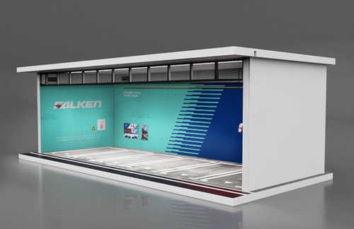 1/64 MoreArt Falken Theme Parking Garage Diorama 1/64 MoreArt Falken Theme Parking Garage Diorama