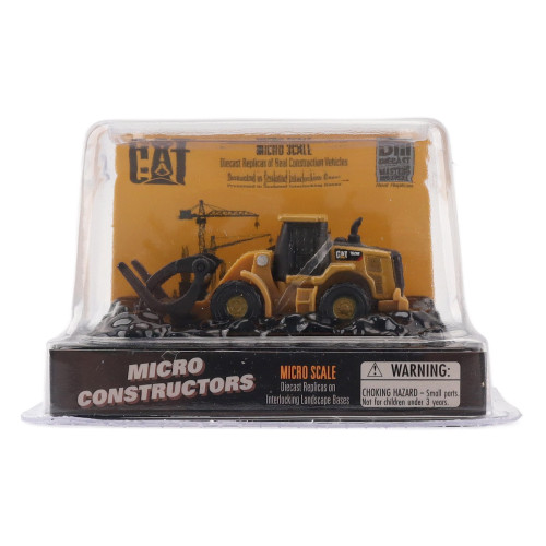 Diecast Masters Micro CAT 950M Wheel Loader Log Fork Version Diecast Model Diecast Masters Micro CAT 950M Wheel Loader Log Fork Version Diecast Model