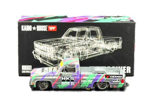 CHASE CAR Factory Sealed 1/64 Kaido House Chevrolet Silverado KAIDO HKS V1 Diecast Car Model CHASE CAR Factory Sealed 1/64 Kaido House Chevrolet Silverado KAIDO HKS V1 Diecast Car Model