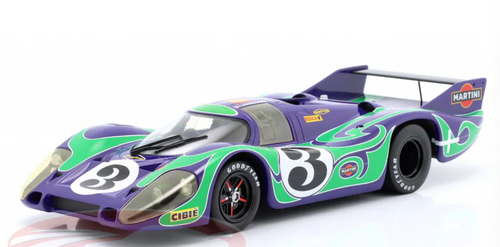 1/18 Werk83 1970 Porsche 917L #3 2nd 24h LeMans Martini International Racing Gérard Larrousse, Willi Kauhsen Car Model 1/18 Werk83 1970 Porsche 917L #3 2nd 24h LeMans Martini International Racing Gérard Larrousse, Willi Kauhsen Car Model