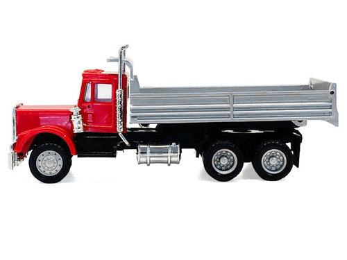 Peterbilt Dump Truck with Red Cab 1/87 (HO) Plastic Model by Promotex Peterbilt Dump Truck with Red Cab 1/87 (HO) Plastic Model by Promotex