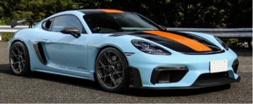 1/43 Solido 2024 Porsche 718 Cayman GT4 RS (Gulf Blue) Diecast Car Model 1/43 Solido 2024 Porsche 718 Cayman GT4 RS (Gulf Blue) Diecast Car Model