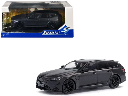 1/43 Solido 2024 BMW M5 Touring G99 (Frozen Deep Grey) Diecast Car Model