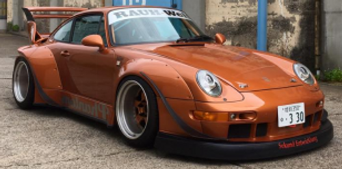 1/43 Solido 2016 Porsche 911 997 RWB Phantom Orange Metallic Diecast Car Model 1/43 Solido 2016 Porsche 911 997 RWB Phantom Orange Metallic Diecast Car Model