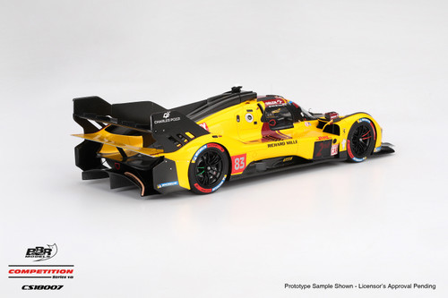1/18 BBR Ferrari 499P #83 AF Corse 2025 WEC Qatar 1812km 2nd Place Car Model