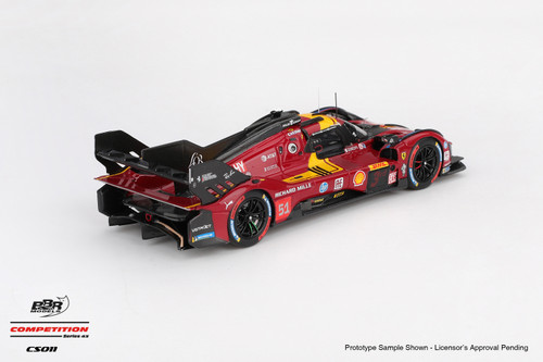 1/43 BBR Ferrari 499P #51 Ferrari AF Corse 2025 WEC Qatar 1812km 3rd Place Car Model