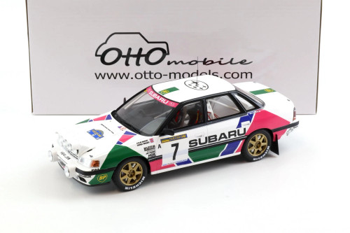 1/18 OTTO 1992 Subaru Legacy RS GR.A C.Mcrae Swedish Rally Car