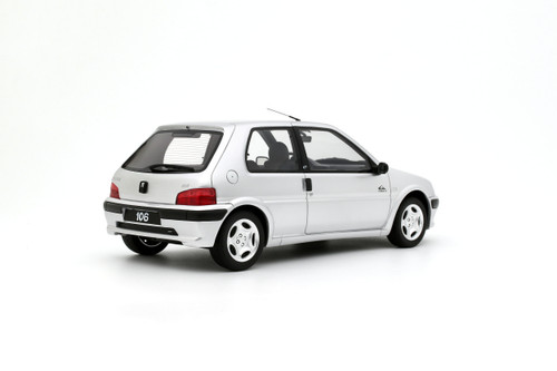 1/18 OTTO 2000 Peugeot 106 Quicksilver Gris Quartz Car Model 1/18 OTTO 2000 Peugeot 106 Quicksilver Gris Quartz Car Model