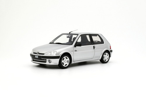 1/18 OTTO 2000 Peugeot 106 Quicksilver Gris Quartz Car Model 1/18 OTTO 2000 Peugeot 106 Quicksilver Gris Quartz Car Model