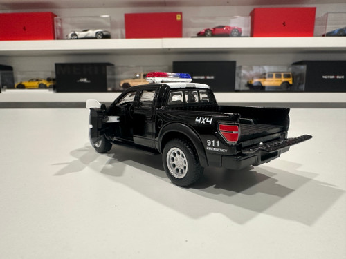1/46 Kinsmart 2013 Ford F-150 SVT Raptor Supercrew Police Diecast Car Model (no retail box) 1/46 Kinsmart 2013 Ford F-150 SVT Raptor Supercrew Police Diecast Car Model (no retail box)