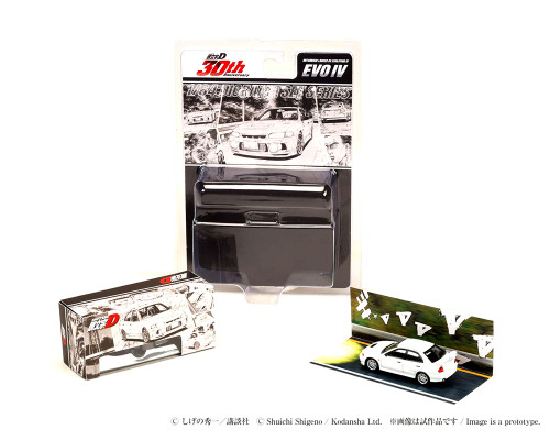 1/64 Hobby Japan Initial D 30th Anniversary Mitsubishi Lancer RS Evolution IV / INITIAL D Seiji Iwaki vs Takumi Fujiwara JDM64 Diecast Car Model 1/64 Hobby Japan Initial D 30th Anniversary Mitsubishi Lancer RS Evolution IV / INITIAL D Seiji Iwaki vs Takumi Fujiwara JDM64 Diecast Car Model